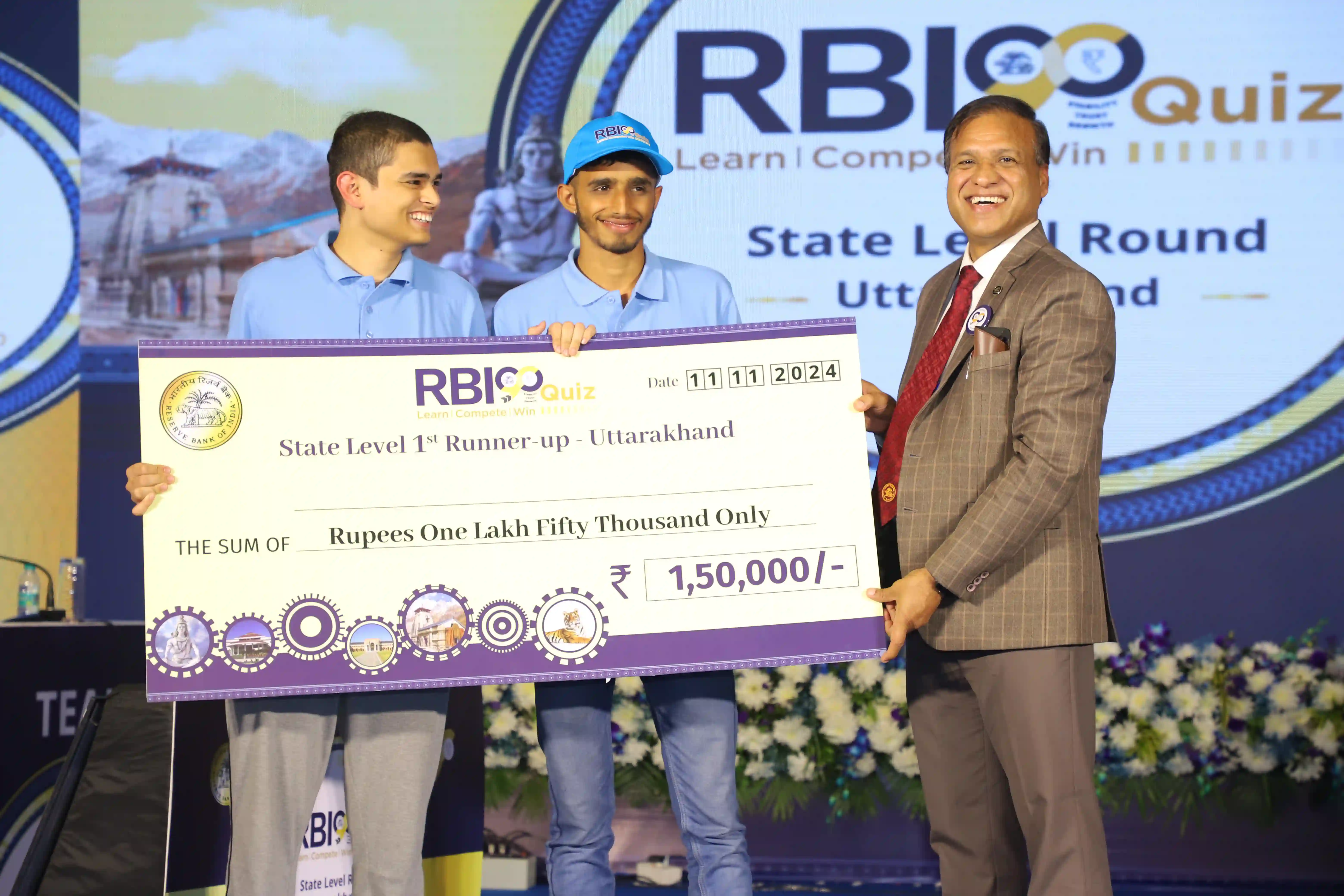 1. First runners-up from M B Govt. P.G. College, Haldwani